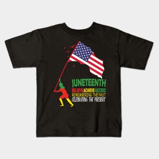 Juneteenth Is My Independence Day Black And Proud 2023, Juneteenth African American Black History 1865 Kids T-Shirt